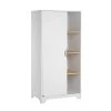 VOX Armoire 1 Porte Blanc Naturel -Maisons du Monde boutique armoire 1 porte blanc naturel