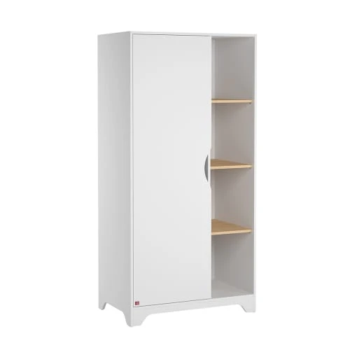VOX Armoire 1 Porte Blanc Naturel 3 VOX Armoire 1 Porte Blanc Naturel