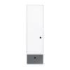 Wookids Armoire 1 Porte Façade Tiroir Gris Espace 2 Wookids Armoire 1 Porte Façade Tiroir Gris Espace -Maisons du Monde boutique armoire 1 porte facade tiroir gris espace