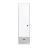 Wookids Armoire 1 Porte Façade Tiroir Gris Perle -Maisons du Monde boutique armoire 1 porte facade tiroir gris perle