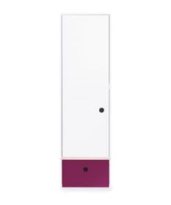 Wookids Armoire 1 Porte Façade Tiroir Gris Espace 12 Wookids Armoire 1 Porte Façade Tiroir Gris Espace -Maisons du Monde boutique armoire 1 porte facade tiroir prune colorflex 1