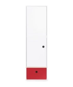 Wookids Armoire 1 Porte Façade Tiroir Blanc -Maisons du Monde boutique armoire 1 porte facade tiroir rouge colorflex 7
