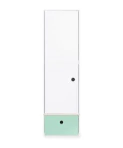 Wookids Armoire 1 Porte Façade Tiroir Vert Menthe 13 Wookids Armoire 1 Porte Façade Tiroir Vert Menthe -Maisons du Monde boutique armoire 1 porte facade tiroir vert menthe colorflex