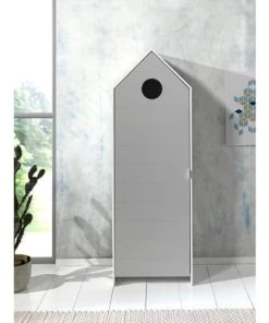 Vipack Armoire 1 Porte Gris -Maisons du Monde boutique armoire 1 porte gris 2