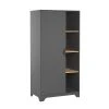 VOX Armoire 1 Porte Gris Naturel -Maisons du Monde boutique armoire 1 porte gris naturel