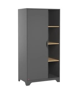 VOX Armoire 1 Porte Gris Naturel