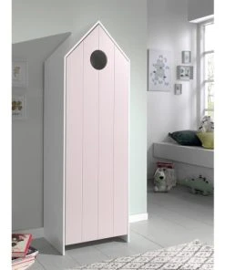 Vipack Armoire 1 Porte Rose -Maisons du Monde boutique armoire 1 porte rose 2