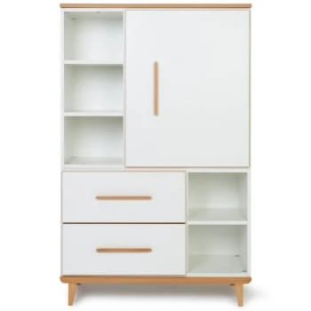 Wookids Armoire 147cm 1 Porte 2 Tiroirs Manhattan Gris 8 Wookids Armoire 147cm 1 Porte 2 Tiroirs Manhattan Gris - Image 6