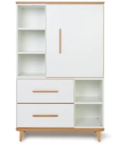 Wookids Armoire 147cm 1 Porte 2 Tiroirs Bleu Ciel -Maisons du Monde boutique armoire 147cm 1 porte 2 tiroirs blanc nado