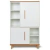 Wookids Armoire 147cm 2 Portes Blanc -Maisons du Monde boutique armoire 147cm 2 portes blanc