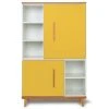 Wookids Armoire 147cm 2 Portes Jaune Soleil -Maisons du Monde boutique armoire 147cm 2 portes jaune soleil