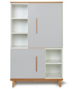 Wookids Armoire 147cm 2 Portes Gris Ardoise 12 Wookids Armoire 147cm 2 Portes Gris Ardoise -Maisons du Monde boutique armoire 147cm 2 portes manhattan gris nado 2