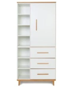 Wookids Armoire 198cm 1 Porte 3 Tiroirs Blanc 13 Wookids Armoire 198cm 1 Porte 3 Tiroirs Blanc -Maisons du Monde boutique armoire 198cm 1 porte 3 tiroirs blanc nado 3