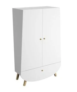 Songes Et Rigolades Armoire 2 Portes 1 Tiroir Blanc