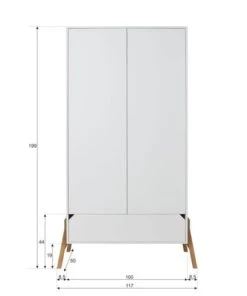 Bellamy Armoire 2 Portes 1 Tiroir Blanc -Maisons du Monde boutique armoire 2 portes 1 tiroir blanc 24
