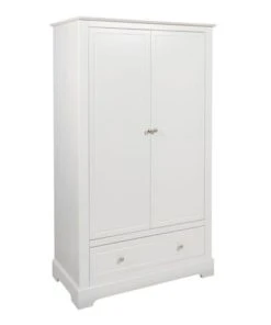 Bellamy Armoire 2 Portes 1 Tiroir Blanc