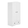 Kocot Kids Armoire 2 Portes 1 Tiroir Blanc