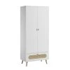 VOX Armoire 2 Portes 1 Tiroir Blanc -Maisons du Monde boutique armoire 2 portes 1 tiroir blanc 7