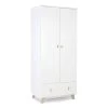 KLUPS Armoire 2 Portes 1 Tiroir Blanc Naturel