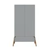 Bellamy Armoire 2 Portes 1 Tiroir Gris -Maisons du Monde boutique armoire 2 portes 1 tiroir gris
