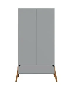 Bellamy Armoire 2 Portes 1 Tiroir Gris