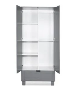 KLUPS Armoire 2 Portes 1 Tiroir Gris -Maisons du Monde boutique armoire 2 portes 1 tiroir gris 5