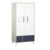 Sauthon Armoire 2 Portes 178x86x57cm Blanc