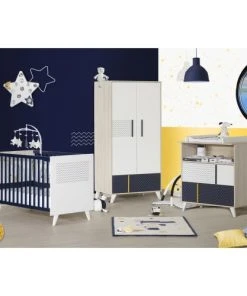 Sauthon Armoire 2 Portes 178x86x57cm Blanc 9 Sauthon Armoire 2 Portes 178x86x57cm Blanc -Maisons du Monde boutique armoire 2 portes 178x86x57cm blanc 3