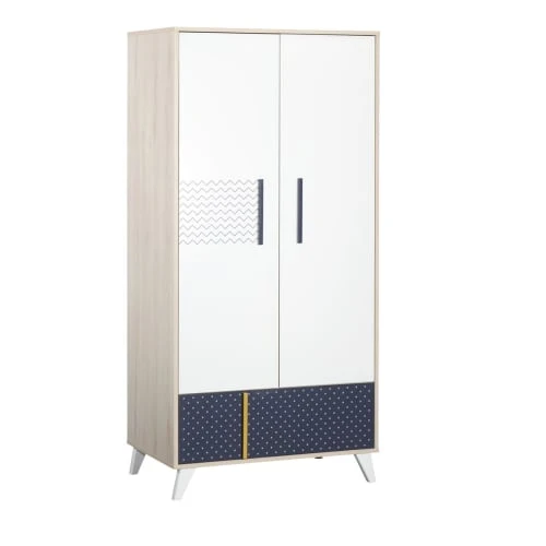 Sauthon Armoire 2 Portes 178x86x57cm Blanc 3 Sauthon Armoire 2 Portes 178x86x57cm Blanc