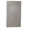 Sauthon Armoire 2 Portes 188x56x103cm Gris Foncé -Maisons du Monde boutique armoire 2 portes 188x56x103cm gris fonce