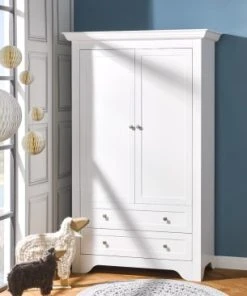 Nateo Concept Armoire 2 Portes 2 Tiroirs Blanc 9 Nateo Concept Armoire 2 Portes 2 Tiroirs Blanc -Maisons du Monde boutique armoire 2 portes 2 tiroirs blanc 2