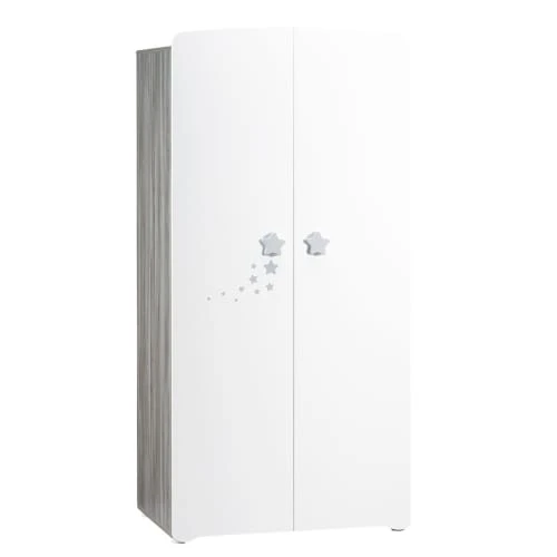 BabyPrice Armoire 2 Portes Bébé 175x85x56cm En Bois Blanc 3 BabyPrice Armoire 2 Portes Bébé 175x85x56cm En Bois Blanc