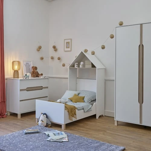 Galipette Armoire 2 Portes Blanc 4 Galipette Armoire 2 Portes Blanc – Image 2