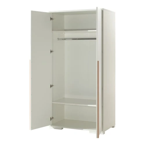 Vipack Armoire 2 Portes Blanc 5 Vipack Armoire 2 Portes Blanc – Image 3
