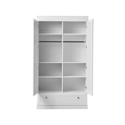Pinio Armoire 2 Portes Blanc 4 Pinio Armoire 2 Portes Blanc - Image 2