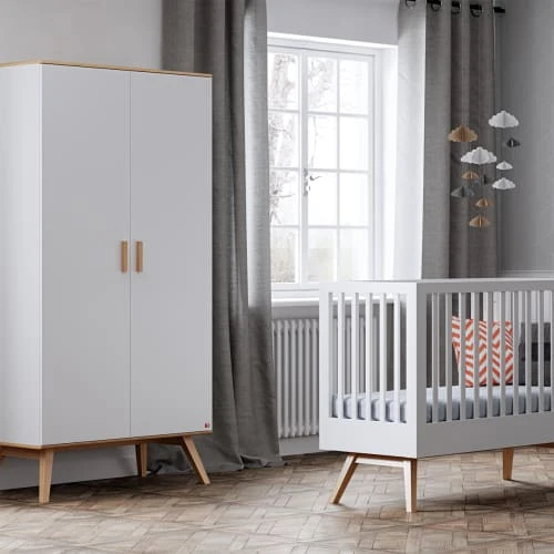 VOX Armoire 2 Portes Blanc 5 VOX Armoire 2 Portes Blanc - Image 3