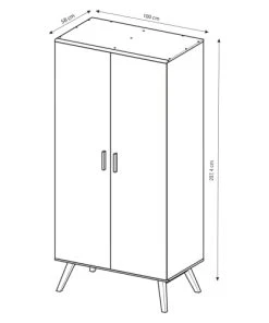 VOX Armoire 2 Portes Blanc 9 VOX Armoire 2 Portes Blanc -Maisons du Monde boutique armoire 2 portes blanc 22