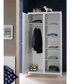 Vipack Armoire 2 Portes Blanc -Maisons du Monde boutique armoire 2 portes blanc 61