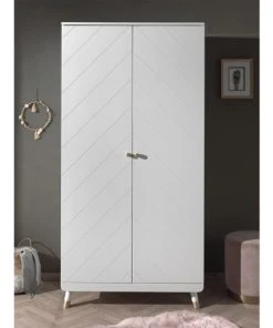 Vipack Armoire 2 Portes Blanc -Maisons du Monde boutique armoire 2 portes blanc 7
