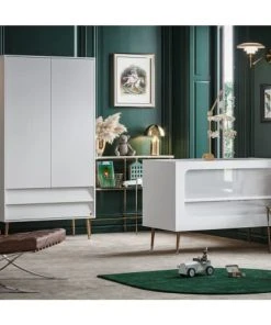 VOX Armoire 2 Portes Blanc -Maisons du Monde boutique armoire 2 portes blanc 75