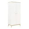 Bopita Armoire 2 Portes Blanc Chêne