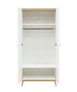 Bopita Armoire 2 Portes Blanc Chêne -Maisons du Monde boutique armoire 2 portes blanc chene 2