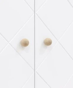 Bopita Armoire 2 Portes Blanc Chêne -Maisons du Monde boutique armoire 2 portes blanc chene 3