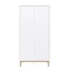 Bopita Armoire 2-portes Blanc/chêne En MDF Et Chêne -Maisons du Monde boutique armoire 2 portes blanc chene en mdf et chene