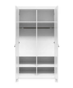 Bopita Armoire 2-portes Blanc En MDF Et Panneaux De Particules 9 Bopita Armoire 2-portes Blanc En MDF Et Panneaux De Particules -Maisons du Monde boutique armoire 2 portes blanc en mdf et panneaux de particules 2