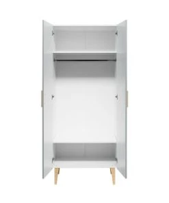 Bopita Armoire 2 Portes Blanc Gris -Maisons du Monde boutique armoire 2 portes blanc gris 5