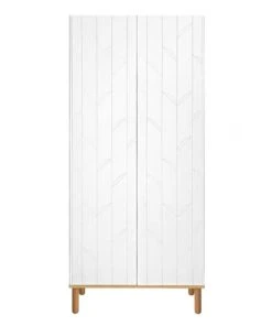 Bellamy Armoire 2 Portes Blanc Naturel