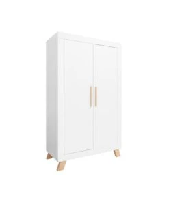Bopita Armoire 2 Portes Blanc Naturel