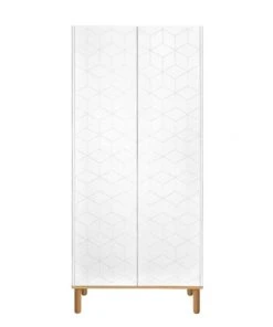 Bellamy Armoire 2 Portes Blanc Naturel
