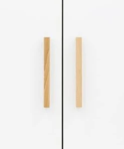 Bopita Armoire 2-portes Blanc/naturel En Panneaux De Particules Et Hêtre -Maisons du Monde boutique armoire 2 portes blanc naturel en panneaux de particules et hetre 5